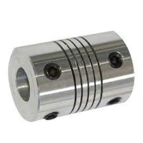 Flexible Parallel Aluminium Jaw Shaft CNC Coupling D19-L25-10x10mm - VXB Ball Bearings