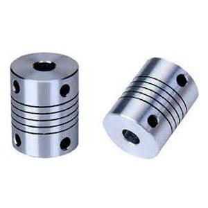 Flexible Parallel Aluminium Jaw Shaft CNC Coupling D19-L25-10x10mm - VXB Ball Bearings