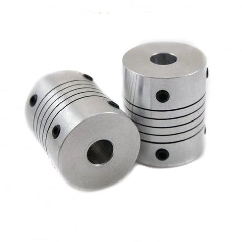 Flexible Parallel Aluminium Jaw Shaft CNC Coupling D19-L25-4X8MM - VXB Ball Bearings