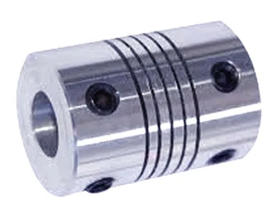 Flexible Parallel Aluminium Jaw Shaft CNC Coupling D19-L25-8x8MM - VXB Ball Bearings