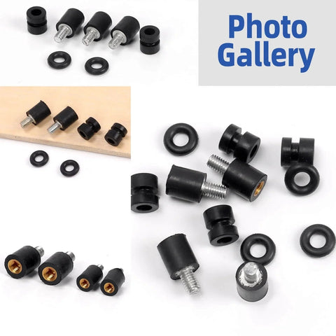 36 Pcs Anti Vibration Standoffs And Rubber Damper Balls Set For Flight Controller Includes 12 Pcs M2 Anti Vibration Screws and O-Rings