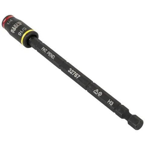 Flip Socket Kit for Impact Drivers 3-In-1 With 1/4 Inch And 5/16 Inch Hex Drivers, Shallow And Deep Positions, 5 Inch Length, Klein Tools 32767