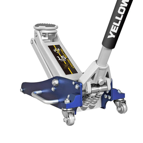 1.5 Ton Low Profile Floor Jack With Quick Lift Dual Pump For Cars And SUVs, 3300 Lb Capacity, Beefy Steel And Aluminum Construction