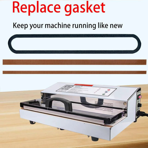 ziHenryDa foam gasket set for Weston Pro-Series vacuum sealer, includes 2 gaskets and 4 seal bar tapes
