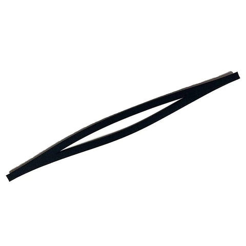 Foam gasket seals for vacuum sealer, two black strips, upper and lower, for GERYON E2900/E2901.