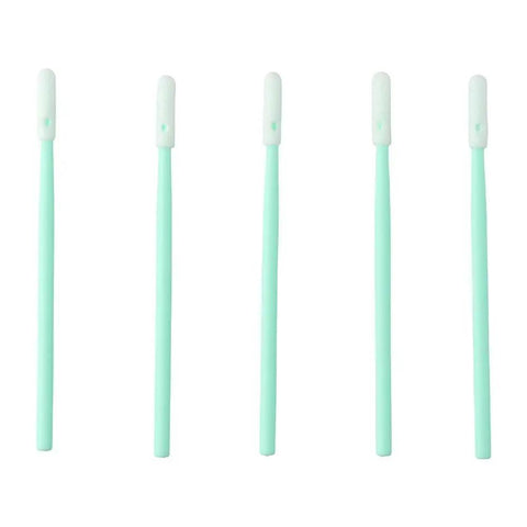 Foam Tip Cleaning Swabs 200 Pack 2.75 Inch Lint Free For Inkjet Printers Printheads And Delicate Electronics Cleanrooms With Green PP Handle Safe