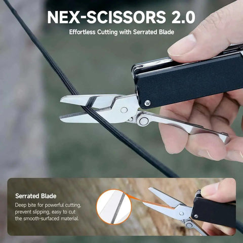 Couteau Multi-outils 11 En 1 – Rouge – Survie Extérieur