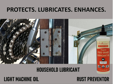 Food Grade Pro Grade Lubricant Oil For Food Equipment With NSF H1 Certification bottle, rust preventer and light machine oil