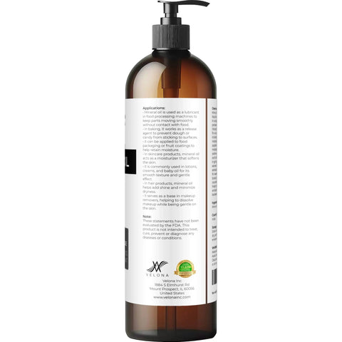 Side view of large bottle with pump dispenser labeled for various applications