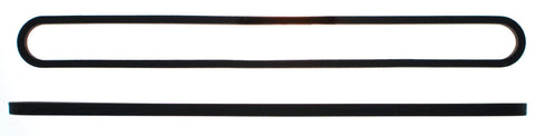 FoodSaver foam gasket set: two black gaskets (upper rounded and lower straight) for V2200–V3200 series vacuum sealers