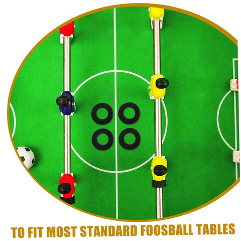 Foosball Table Rod Washers Replacement Set Smooth Easy Install For Standard Foosball Machines Durable Plastic Washers