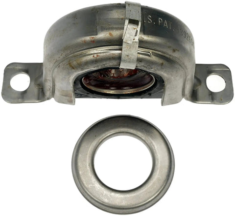 Direct Replacement Drive Shaft Center Support Bearing for Ford Models, metal construction, front view showing mounting design, Made in USA