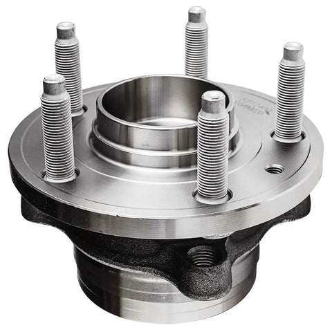 Close-up of 2 Pack Wheel Bearing Hubs Replacement For Ford Explorer And Police Interceptor Utility Front Or Rear 2011 Through 2019 Wheel Hub And Bearing Assembly Kit