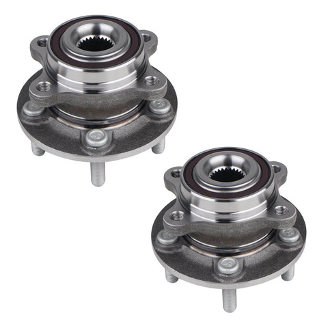 512498 Front or Rear Wheel Hub Bearing Assembly Set of 2 for Ford Fusion and Lincoln MKZ, 5 Lug with ABS, OE