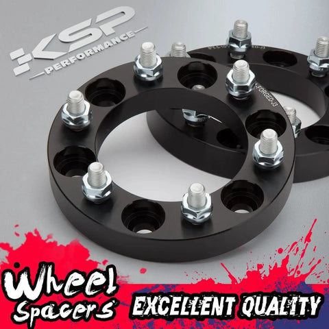 Forged 6x5.5 Inch Wheel Spacers 1 Inch Thick Adapters Not Hubcentric 108mm Hub Bore M12x1.5 6x139.7 To 6x139.7 Bolt Pattern