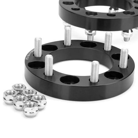 Forged 6x5.5 Inch Wheel Spacers 1 Inch Thick Adapters Not Hubcentric 108mm Hub Bore M12x1.5 6x139.7 To 6x139.7