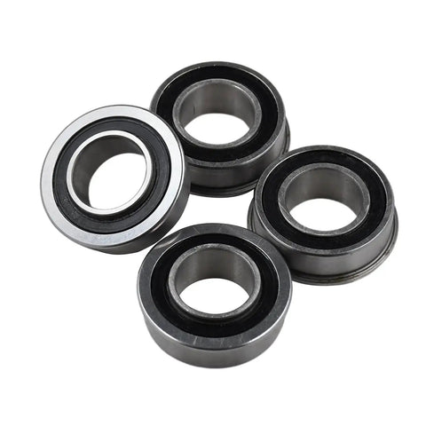Set Of Four Flanged Ball Bearings 532009040 Compatible With John Deere AM118315 AM127304 AM35443 And Toro 110513 251 210