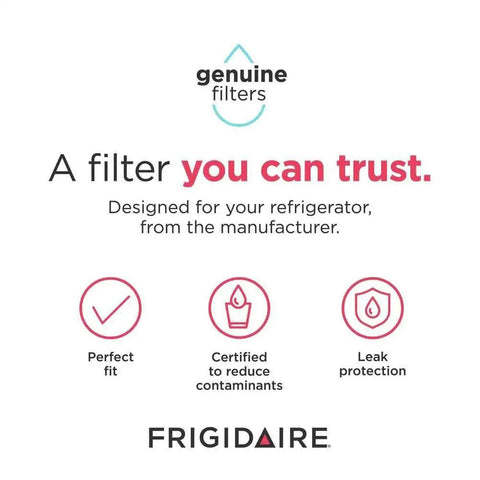 PurePour PWF1 Refrigerator Water Filter Replacement For Clean Tasting Water Reduces Common Contaminants NSF WQA Certified Easy Install diagram