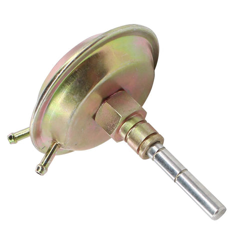 NewYall front axle 4WD vacuum actuator, metallic finish, angled side view with shaft