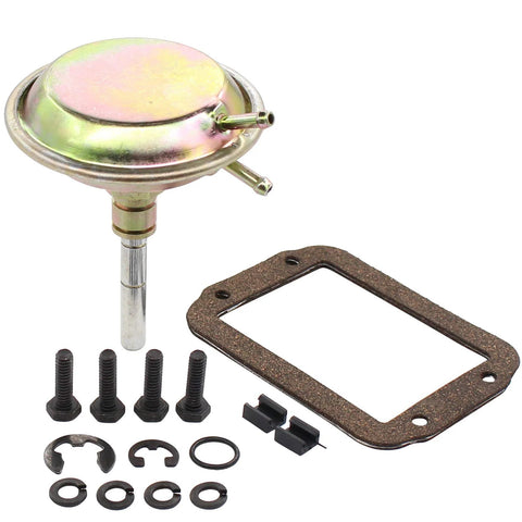 NewYall 4WD front axle vacuum actuator kit; metal actuator, gasket, bolts, clips, and O-rings