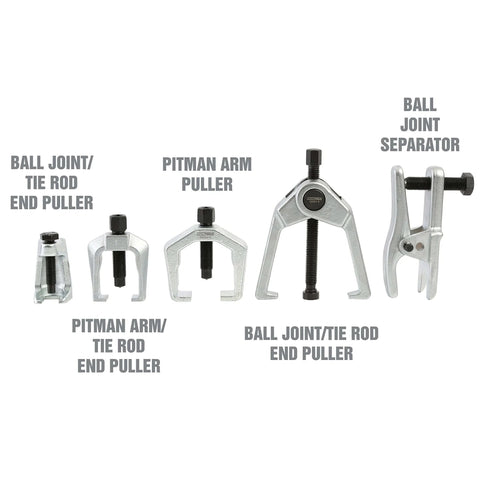 26554 Front End Service Kit, Pitman Arm Puller, Ball Joint Separator, Tie Rod Removal Tool for suspension maintenance display