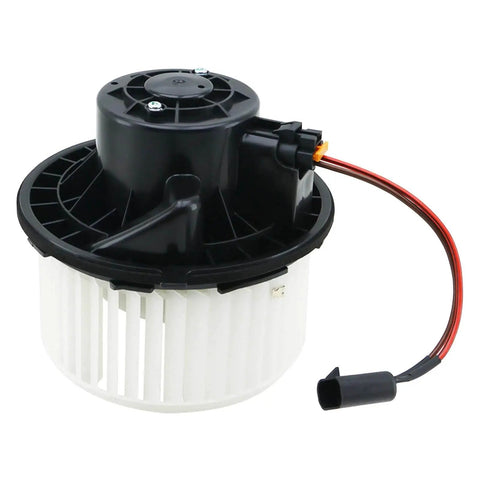 Front HVAC Blower Motor Assembly For GM Chevy Tahoe Silverado Yukon Sierra Escalade 2000 2006 Beefed Up Replacement 700089 89019321 52400424 Betthand Quality Auto Part, showing fan and connector from side.