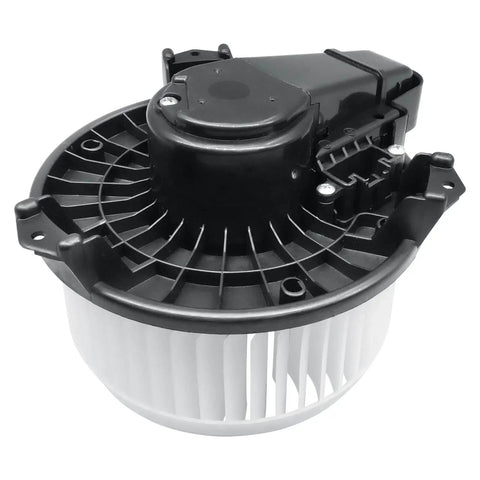 Front view of a Front HVAC Blower Motor Replacement For Toyota Camry Tundra 4Runner Highlander Venza Avalon And Lexus ES350 ES300h GX460 2007 To 2020 Models Direct Fit OE PM9351 75830 871030E040