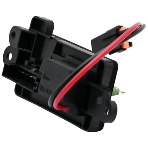 Front Manual Control Blower Motor Resistor Replacement For GMC Sierra Yukon XL Chevy Avalanche Silverado Suburban 1500 2500 3500 Classic Tahoe 2003 2004 2005 2006 2007 Fan Control Module Direct Fit close-up view