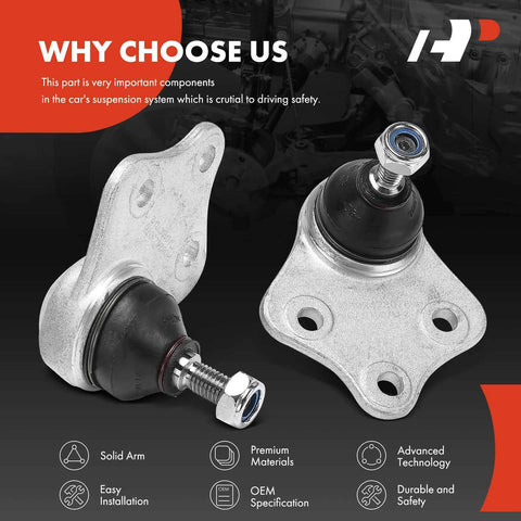 2 Pack Front Upper Ball Joints For Mercedes Benz E Class CLS And SL Models 2003 To 2012 Compatible With E320 E350 E500 E550