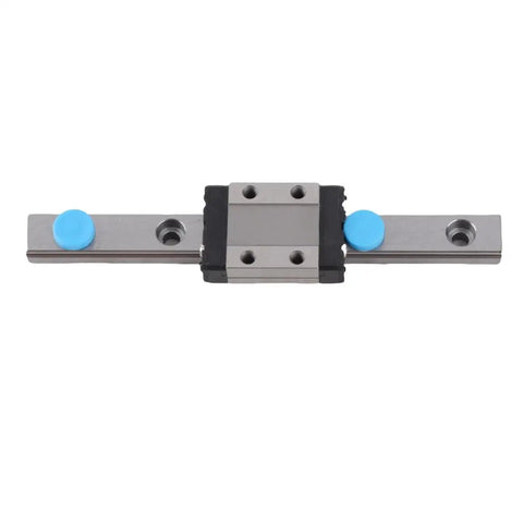 Beefy Yet Lightweight 9mm Wide Linear Rail Block for Precise Motion in Automatic Equipment, steel slide guide with built-in lubrication.
