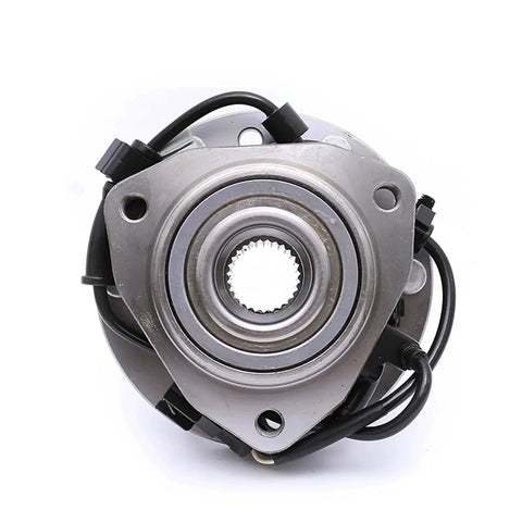 Front view of Front Wheel Bearing Hub Assembly For 2002 2009 Chevy Trailblazer And Trailblazer EXT 2002 2009 GMC Envoy 6 Lug With ABS OEM Grade
