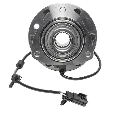 Two Front Wheel Bearing Hubs Replacement Kit For 2002-2009 Chevrolet Trailblazer EXT, GMC Envoy And Envoy XL, hub with ABS sensor