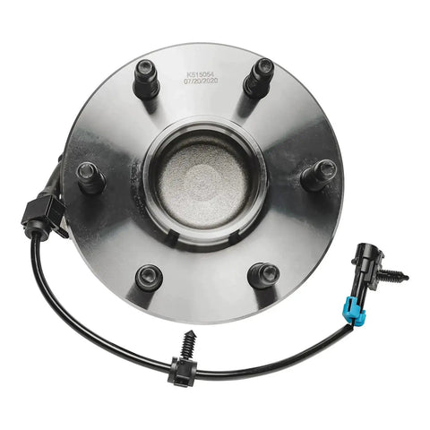 Top view of Pair 2WD Front Wheel Bearing Hub Assembly For 99-06 Chevy Silverado 1500 Sierra 1500 And 00-06 Suburban 1500 Tahoe Yukon