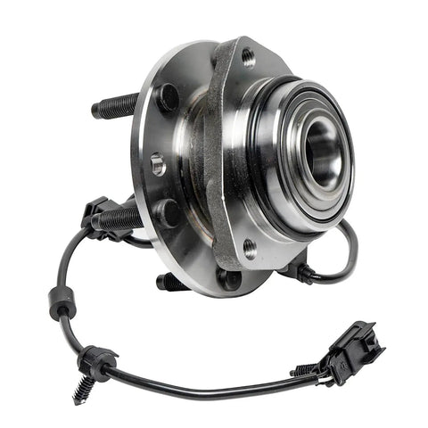 Two Front Wheel Bearing Hubs Replacement Kit For 2002-2009 Chevrolet Trailblazer EXT, GMC Envoy And Envoy XL, featuring ABS sensor