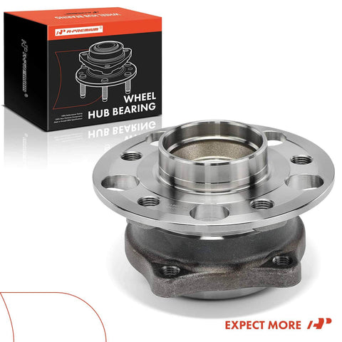 Heavy-Duty Front Wheel Bearing And Hub Assembly For Mercedes AMG E63 S 2018-2020, GLC63 AMG 2018-2020, S63 AMG 2014-2020, AMG GT 53 2019-2020, And AMG GT 63 2019-2020 - Drop-In Replacement With Ball Or Roller Bearing For Beefed-Up Axial And Radial Support.