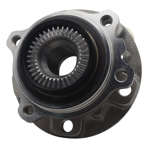 Front view of Front Wheel Bearing And Hub Assembly For Left Or Right Front Wheel, OE Fit, Premium Quality, Vibration Free Performance