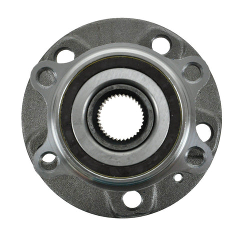 Two Piece Front Wheel Bearing And Hub Assembly Set For Audi A3 A3 Quattro Q3 TT TT RS Quattro Showing Metal Hub Component