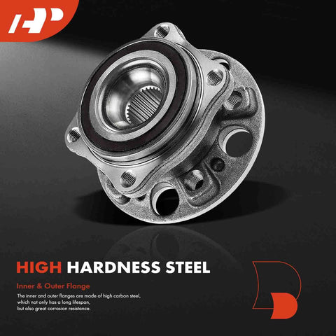 Front Wheel Bearing And Hub Assembly For Mercedes Benz S550 2014 2017, S560 2018, Maybach S550 2017, High Hardness Steel