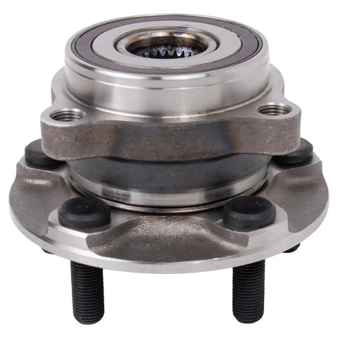 Front view of wheel bearing and hub assembly for Subaru Crosstrek 2016 to 2023, Forester 2014 to 2018, Impreza 2014 to 2021, XV Crosstrek 2014-2015