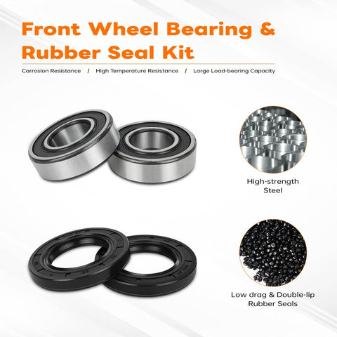 Race-Ready Front Wheel Bearing And Seal Kit For BMW R Nine T 2013 2016 And Suzuki DL1000 GSF1250 GSX-R1000 SV1000 1996 2018 ABS Compatible For Riders Now