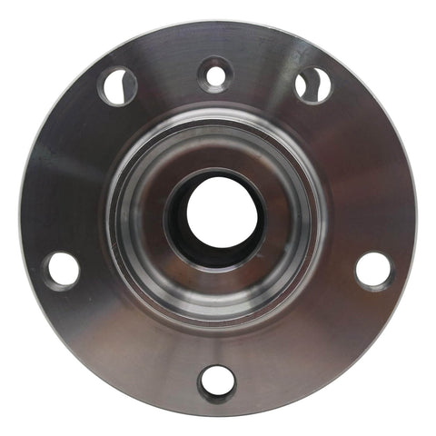 Front view of Front Wheel Bearing And Hub Assembly For Left Or Right Front Wheel, OE Fit, Premium Quality, Vibration Free Performance