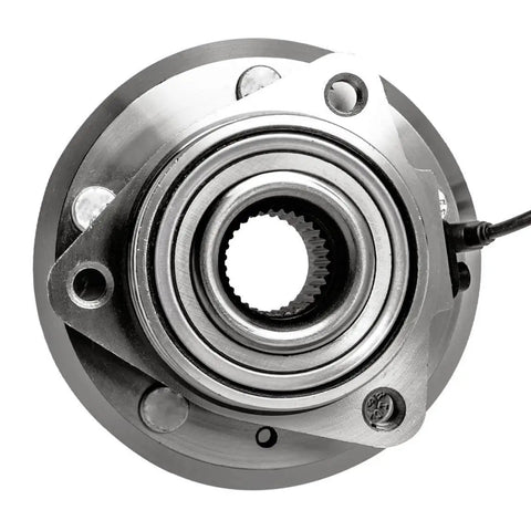 Front view of Front Wheel Hub Bearing Assembly 5 Lug With ABS Fit 2012 2015 Chevy Captiva Sport 2007 2009 Pontiac Torrent by Keyoog