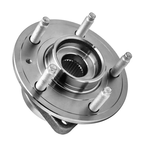 Front view of Front Wheel Hub Bearing Assembly 5 Lug With ABS Fit 2012 2015 Chevy Captiva Sport 2007 2009 Pontiac Torrent by Keyoog