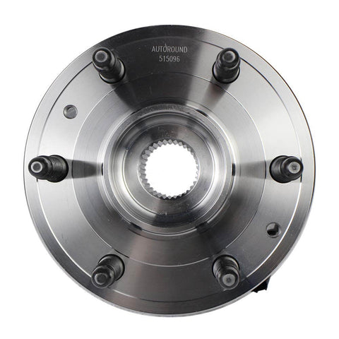 515096 Front Wheel Hub and Bearing Assembly for Chevy Tahoe Silverado Cadillac Escalade, 6 Lug Design, top view