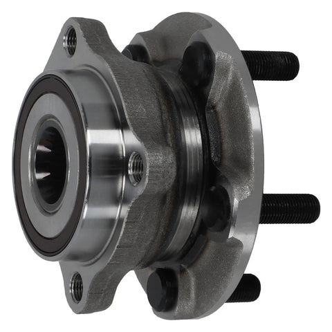 Front Wheel Bearing And Hub Assembly For Subaru Forester 2012 2017, Crosstrek 2016 2024, Impreza 2012 2018, side view.