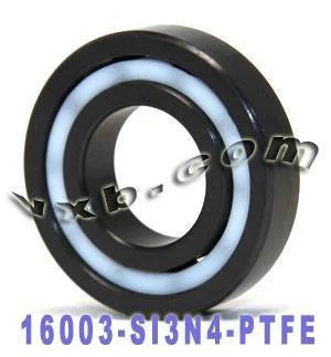 Full Ceramic 16003 Bearing 17x35x8 Silicon Nitride - VXB Ball Bearings