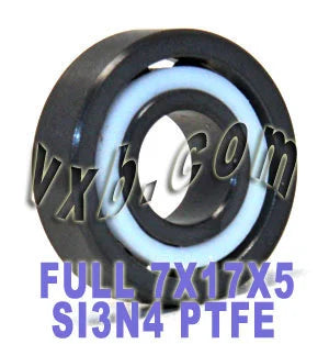 Full Ceramic Bearing Silicon Nitride 7x17x5 Miniature - VXB Ball Bearings