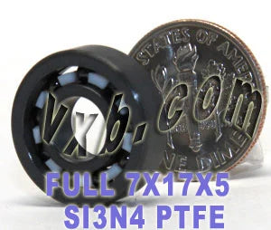 Full Ceramic Bearing Silicon Nitride 7x17x5 Miniature - VXB Ball Bearings