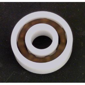 Full Ceramic ZrO2 608 Miniature Ball Bearing: Si3N4 Balls, Nylon Cage 8x22x7 - VXB Ball Bearings