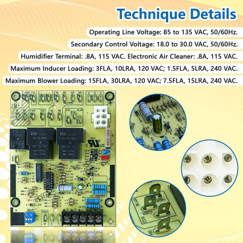 Upgraded ROBOA R40403-003 Furnace Blower Control Board Replacement For ST9120 A B C And 40403-001 40403-002 40403-003 Direct Fit